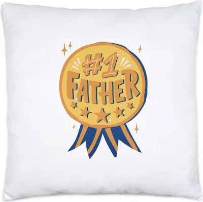 Produktbild von Papa Nummer 1 Kissen Inkl. Füllung Weltbester Papa Platz 1 Geschenkidee Vatertag Für Top Vater