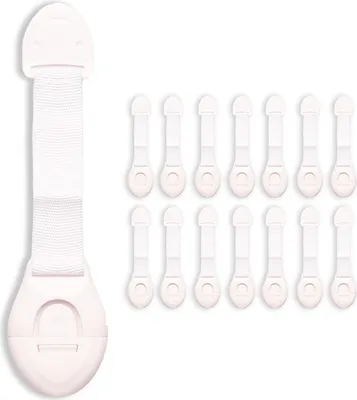 Produktbild von 14 Stück Schrank Kindersicherung, Schubladensicherung Baby, Kinder Schranksicherung, Schranksicherung Baby Sicherung für Schränke, Kühlschränke, Türen, Schubladen