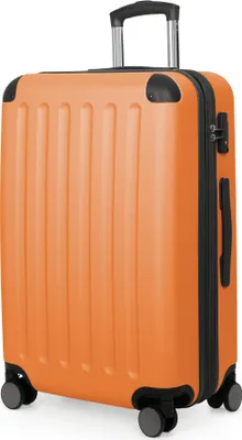 Produktbild von HAUPTSTADTKOFFER Spree - Trolley 65cm mit Erweiterung, Hardshell Suitcase, Check-In Reisekoffer Gepäck 20 kg  4 Rollen, Hartschalen-Koffer TSA, 74L,Orange