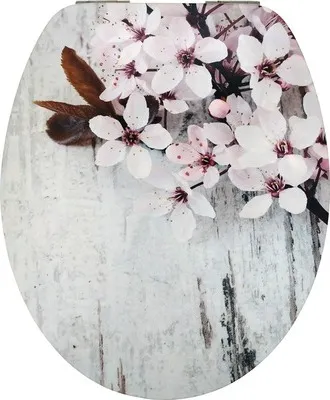 Obrázek produktu pro Záchodové prkénko form&style Flower motiv s automatickým zavíráním