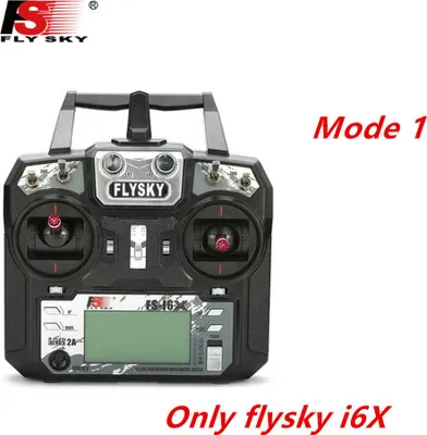 Zdjęcie produktu dla FLYSKY FS- i6X FS i6X 2.4GHz 10CH AFHDS 2A RC Transmiter X6B iA6B A8S iA10B iA6 FLl14 + Odbiornik dla FPV Racing Dron Prawy kontr
