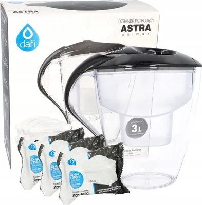 Produktbild von Dafi ASTRA 3L Wasserfilterkanne + 3x Unimax