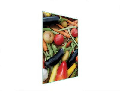 Image de Planche à découper en verre 35x52 Légumes