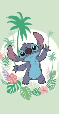 Produktbild von LILO & STITCH Duschtuch Strandtuch Badetuch  70 x 140 cm