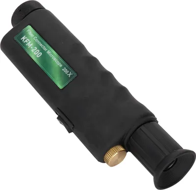 Zdjęcie produktu dla Ręczny światłowodowy mikroskop inspekcyjny Mini 200X 400x Powiększenie Adapter 2,5 mm