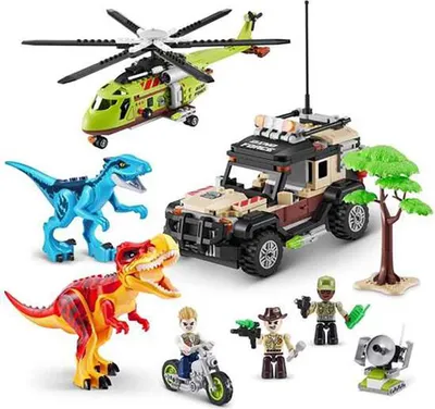 Immagine prodotto di Gioco di costruzioni + figure Zuru Max Dino 33 x 48,3 x 7,6 cm 592 pezzi