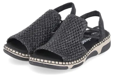 Productafbeelding van Rieker dames sandalen, kleur: zwart, EU maat: 36