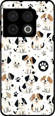Produktbild von Smartphonica Telefon Fall geeignet für OnePlus 10 Pro mit Hund drucken - TPU zurück Abdeckung Fall Hund Design