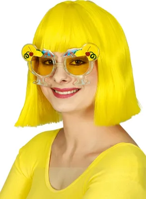 Produktbild von K85250506-A gelb Hawaibrille Partybrille Karibikbrille