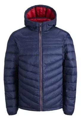 Produktbild von Jack And Jones - Steppjacke für Herren, mit Kapuze PP11884 (L) (Dunkles Marineblau)