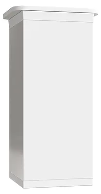 Immagine prodotto di Solidchoice - Set di 8 piedini per mobili - Piedini di design bianchi regolabili per armadi