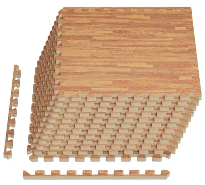 Immagine prodotto di vidaXL Tappetino protettivo per il fondo della piscina, 12 pezzi, legno, 4,32 m², schiuma EVA