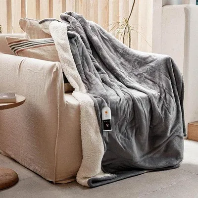 Produktbild von GOTCOZY Heizdecke, 130 x 180 cm - Weiche, kuschelige Decke mit 9 Heizstufen, 10-Stunden-Timer und Überhitzungsschutz
