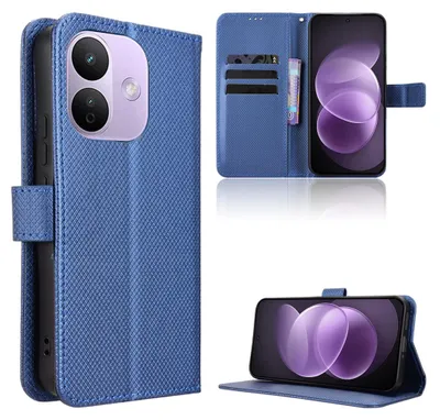Image de Coque rabattable en simili cuir avec motif diamant pour Xiaomi Redmi Note 17 Pro 5G