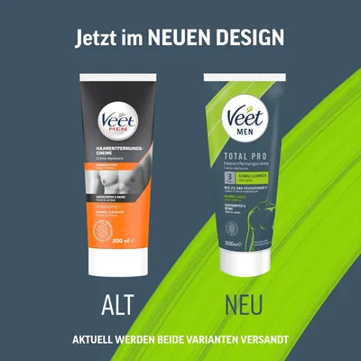Produktbild von Veet for Men Haarentfernungs-Creme Power Effect 4 x 200ml