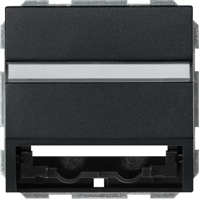 Produktbild von Gira Datenhaube Tragring + BSF System 55 Schwarz m 0870005
