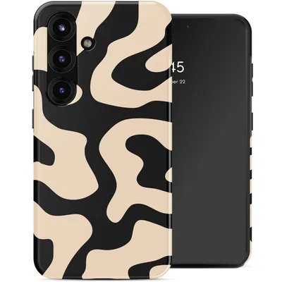 Image de Selencia Vivid Backcover avec MagSafe pour Samsung Galaxy S25 - Art Wave Black