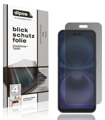 Produktbild von Blickschutzfolie für GFive Pro 16 matt Schutzfolie Folie Display Schutz dipos