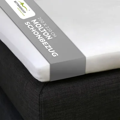 Produktbild von Bettwaren-Shop Molton Schonbezug für Matratzen-Topper 200x220 cm
