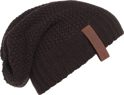 Produktbild von Knit Factory Coco Mütze - Dunkelbraun - One Size