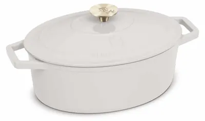 Image de Poêle à rôtir en fonte émaillée avec couvercle, 32 cm, collection Sahara