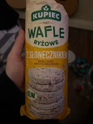 Obrázek produktu pro Wafle ryżowe Kupiec ze słonecznikiem 90 g