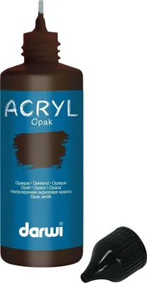 Obrázok produktu pre Darwi Opak Akrylová farba Dark Brown 80 ml 1 ks