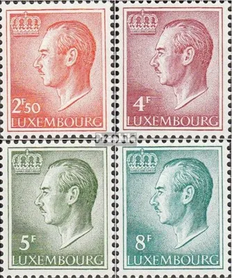 Produktbild von Briefmarken Luxemburg 1971 Mi 828x-831x (kompl.Ausg.) normales Papier postfrisch Freimarken