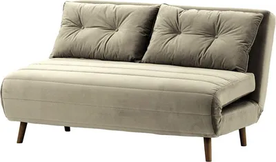 Zdjęcie produktu dla Sofa rozkładana Flic 142 cm-Velluto 17-dark oak