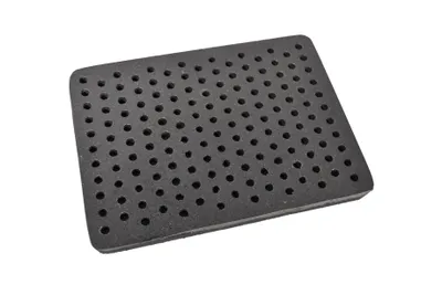 Immagine prodotto di SEZAM griglia per stufa 29 x 21,5 cm in ghisa griglia in ghisa con fori griglia per caminetto griglia quadrata per cenere griglia per stufa griglia da tavolo griglia per stufa griglia per camino