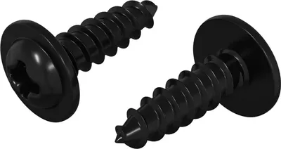 Obrázek produktu pro vidaXL Samořezný hřebík 2 ks černý 3,5 x 12 mm železo