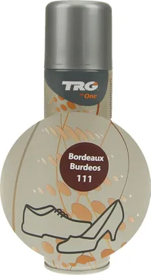 Produktbild von TRG Renovator Wildleder Pflegespray bordeaux (111) Schuhfarbe Schuhspray für Wildleder & Nubukleder | mit Wildleder Pflegebürste | Schuhpflege zum Färben für Rauleder & Nubukleder & Textilschuhen