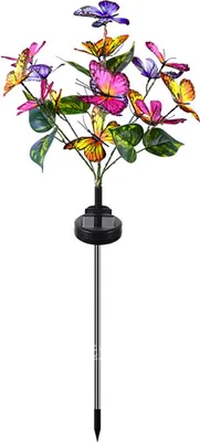 Obrázek produktu pro Solární lampa na trávník Dekorativní motýlí zahradní světla Venkovní krajinná cesta Světlo IP65 Vodotěsné solární napájení Světla pro dvůr Patio Pathway Lawn