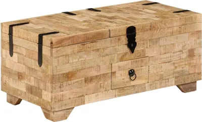 Produktbild von Couchtisch Massivholz Mango 80x40x35 cm