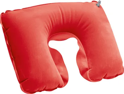 Produktbild von aufblasbares Kissen mit Etui / Reisekissen / Strandkissen / Farbe: rot