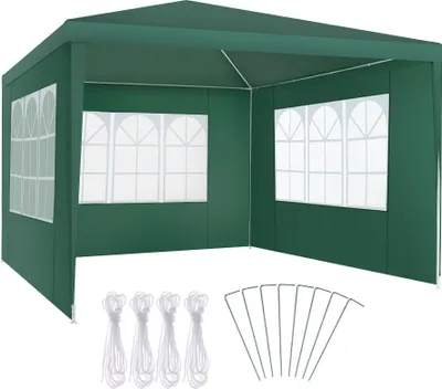 Image de Pavillon imperméable BARINAS avec 3 parois latérales - vert