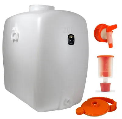 Produktbild von Speidel Getränkefass Oval 200 Liter mit Auslaufhahn NW15 incl. Gärspund