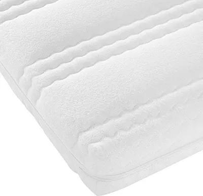 Produktbild von Best For Kids Kinderbettmatratze 80x160x10cm aus Frottee Qualität 00  Gesteppte und Weiche Kindermatratze mit Trittkante 80x160