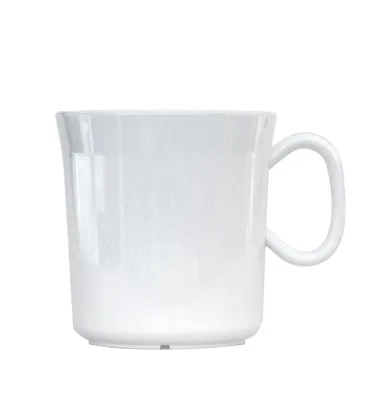 Produktbild von Waca Melamin Henkelbecher 400 ml weiß