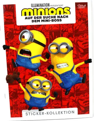 Produktbild von Topps Minions Auf der Suche nach dem Mini-Boss Sticker 2022 - 1 Sammelalbum Sammelsticker