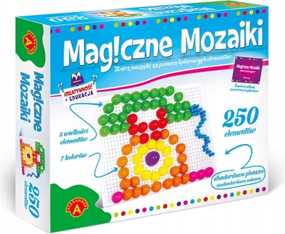 Obrázok produktu pre ALEXANDER Gra Magiczne Mozaiki: 250 elementów dla dzieci