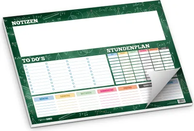 Produktbild von itenga Schreibtischunterlage Formeln 50 Blatt Papier, DIN A3