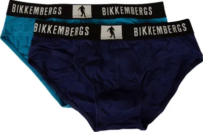 Immagine prodotto di Slip uomo BIKKEMBERGS confezione 2 capi elastico a vista cotone elasticizzato underwear articolo BKK42USP17BI, M - EU M - US S - FR 3, Cotone 95%,Spandex 5%