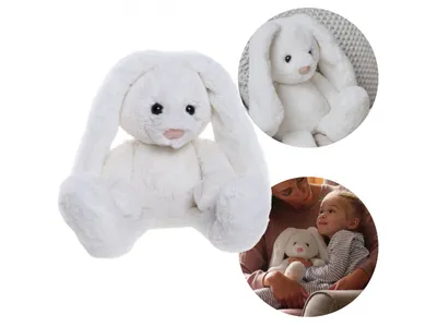 Obrázek produktu pro Charlie Bears Maskot králíček Bunny z řady Bear&Me, jedinečná plyšová hračka pro děti, 30 centimetrů