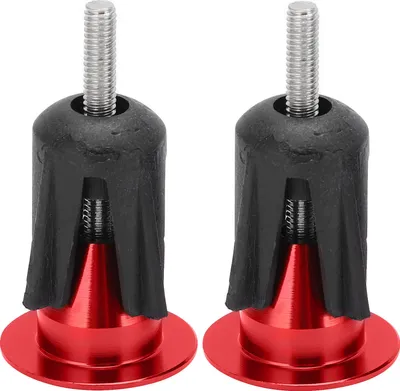 Produktbild von 2PCS Fahrradlenker-Endkappe Fahrradstecker für Mountainbikes RennräderRot