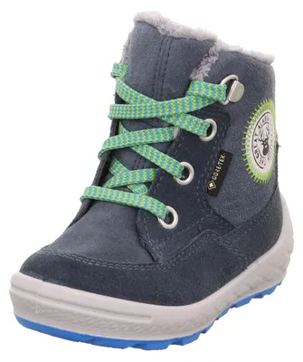 Obrázek produktu pro Superfit Baby, chlapecké zimní boty GROOVY, zateplené, s membránou Gore-Tex, modré/světle zelené, model 8000