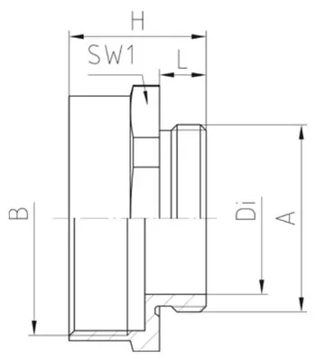 Produktbild von Jacob MS-Erweiterung galv.,vernick. M12M16/FR