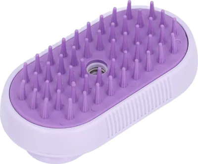 Imagen del producto de Cepillo de vapor para mascotas, cepillo de vapor con pulverizador para mascotas, cepillo pulverizador para gatos, cepillo de masaje con pulverizador para perros, cepillo de vapor para mascotas para eliminar el pelo suelto, cepillo de vapor eléctrico para mascotas