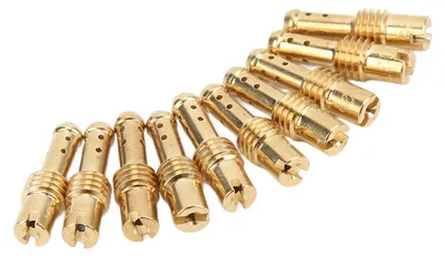 Image de Lot de 10 gicleurs de ralenti de rechange pour carburateurs Mikuni VM28 / 486, HSR42/45/48 et HS40 (10?32,5)
