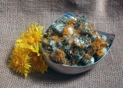 Zdjęcie produktu dla Herbata z kwiatów mniszka lekarskiego naturalna zioła 100